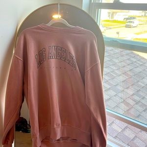 Cute oversized Los Angeles sweatshirt